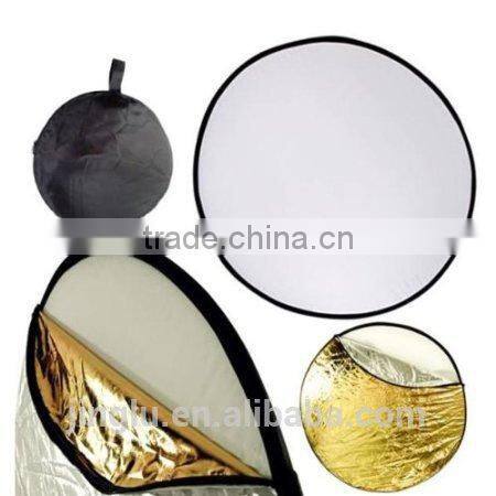5 in1 60cm Light Mulit Collapsible disc for photography Panel Reflector diffuser