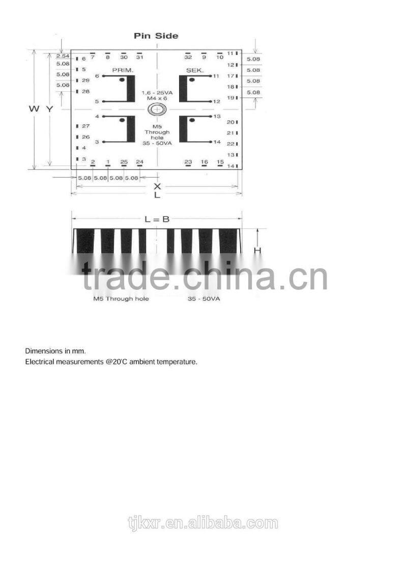 CE ROHS approved PCB transformer toroidal, Potted transformer toroidal