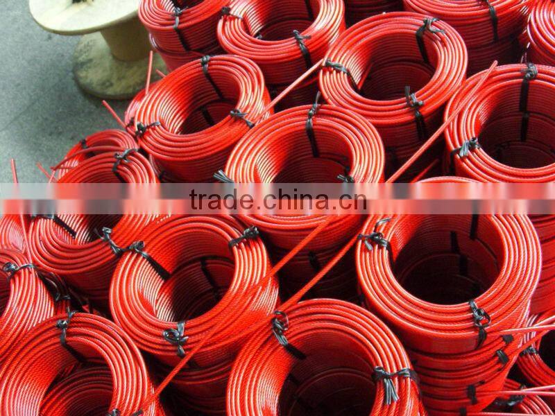 4mm coated to 5mm Cable Gym