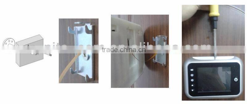 3.5 inch LCD Clear Image Digital Lock Glass Door