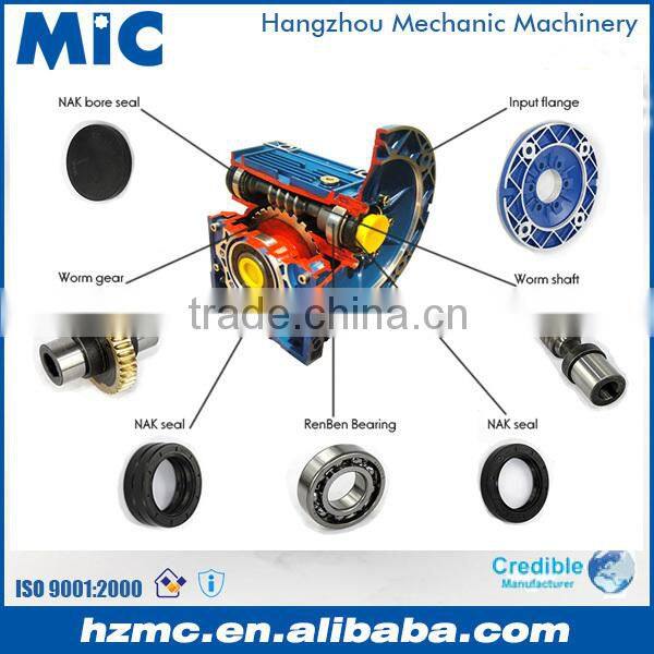 Chinese NRV type reduction gearbox