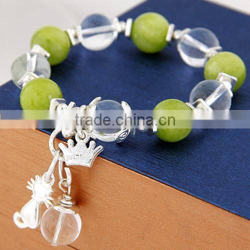 2015 fashion bracelet jewelry, bracelet for sale, crystal bead bracelet