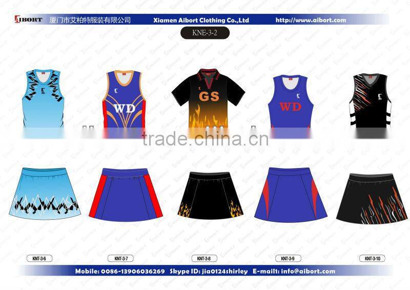 KNT-3-8 fashion style netball sportwear