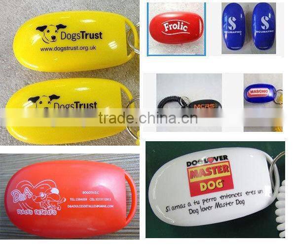 Pet Dog Cat Click Clicker Obedience Training Trainer Aid Wrist Strap Horse Pet
