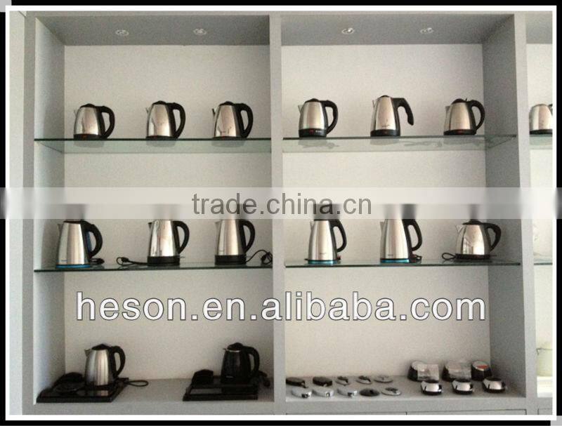 Doubel welcome kettle and melamine sachet holder tray hotel products