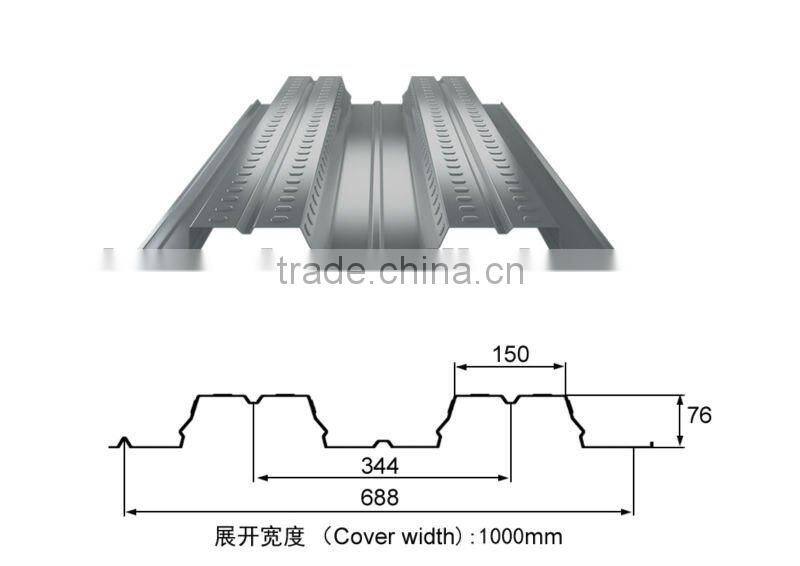 galvanized metal decking