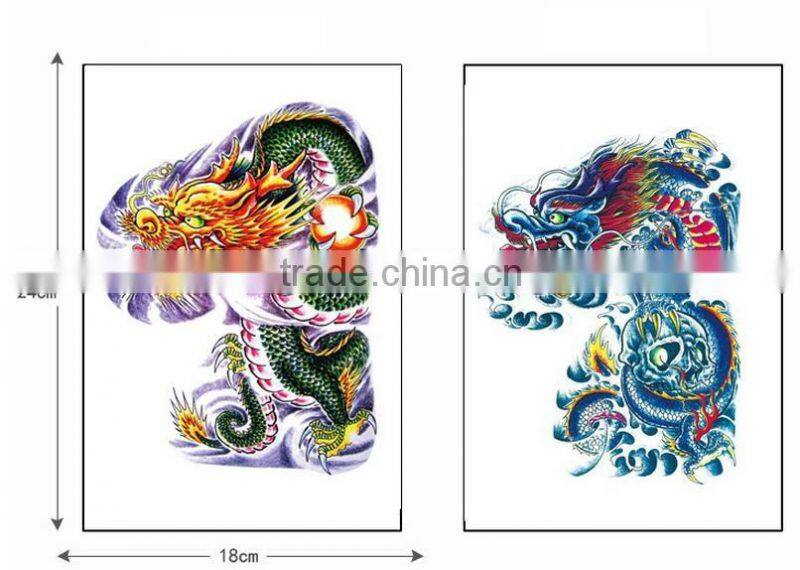 Half Arm Art Tattoo Custom Body flash Temporary Tattoo Sticker