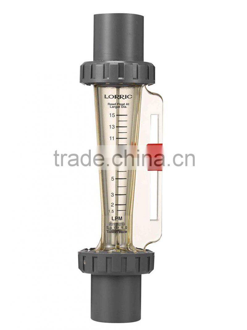 PVC water flow meter plastic flow meter