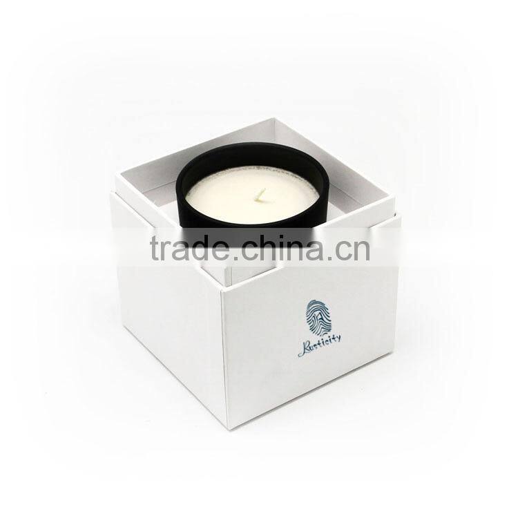 Made in China home decoration scented candles in frosted glass jar