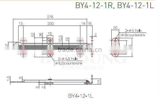Cabinet Door Stay BY4-12-1