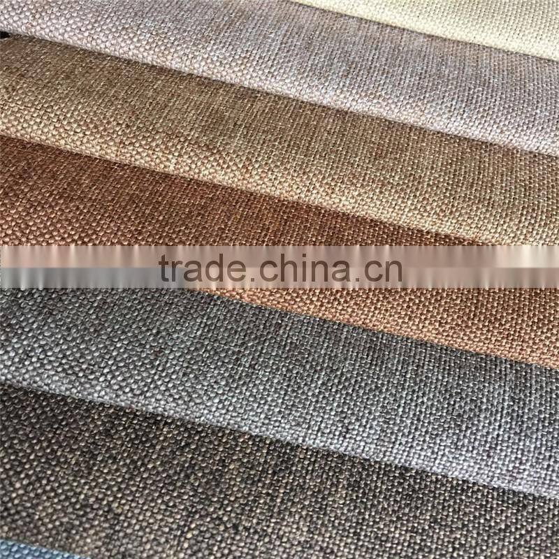 cheap price linen look sofa fabric textile goods