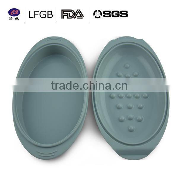 hot sale! popular and durable professional customized silicone folding lunch box