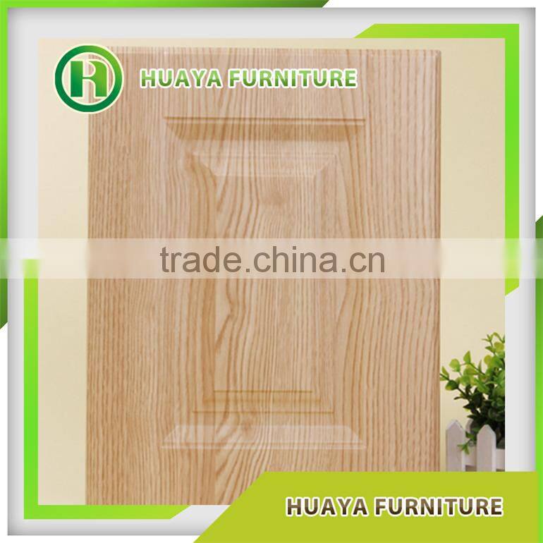 European standard raised high gloss pvc kitchen cabinet door