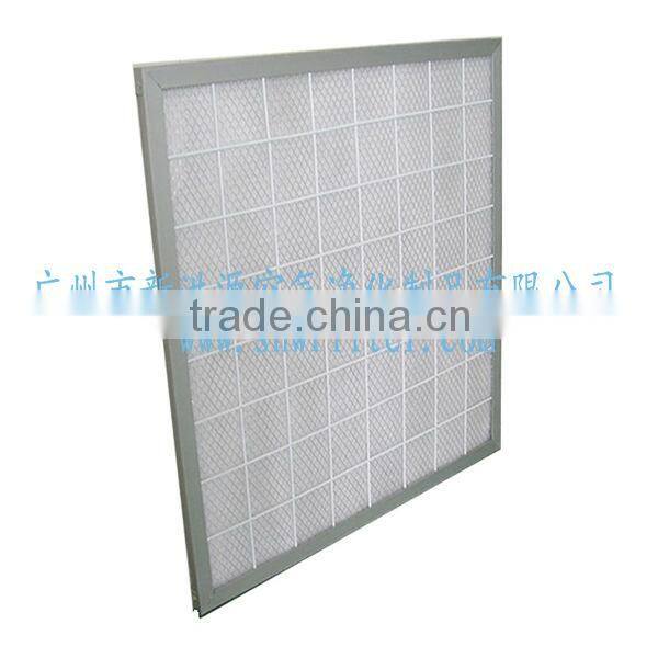 Aluminum Frame flatbed Panel Filter for pre-filration