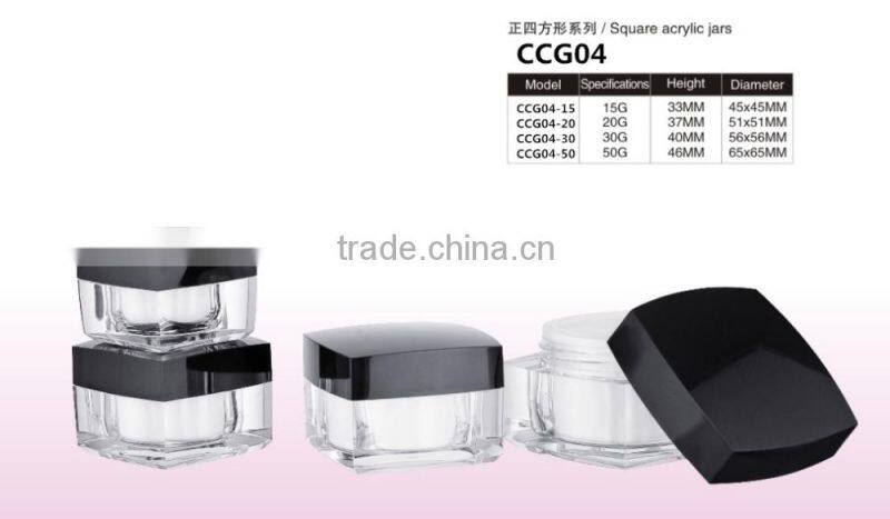 New elegant pyramid round shape perfume acrylic cosmetic body lotion bottle