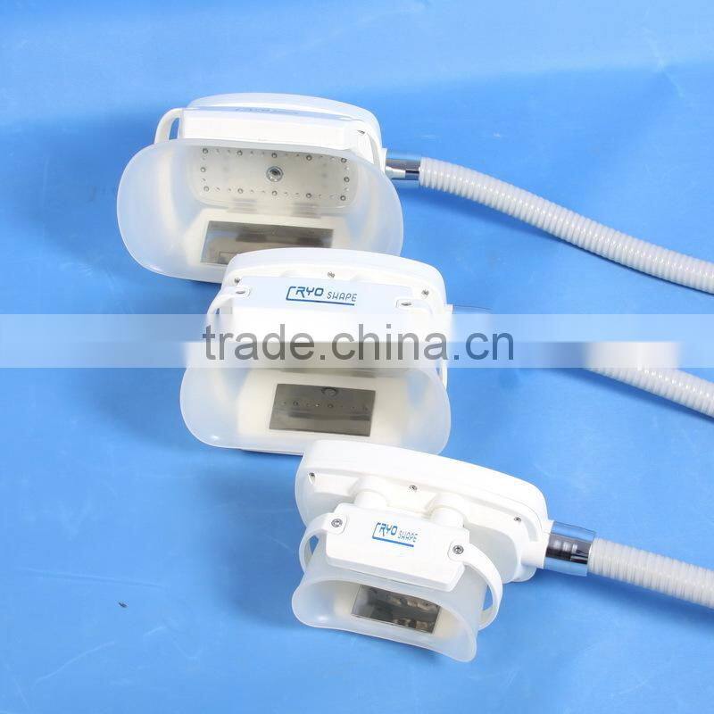 Non-Invasive three Handles Cryoshape cellulite reducer/fat melting machine