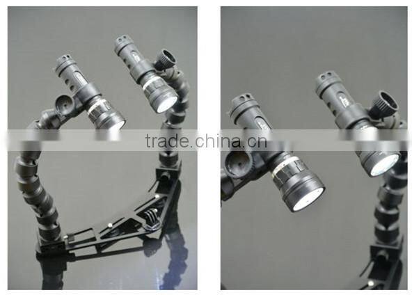 Extra wide angle led diving scuba flashlight photography