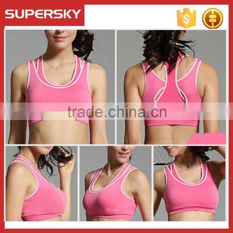 K-91 woman sport tank top sexy sports bra top for ladies Fitness yoga bra yoga vest