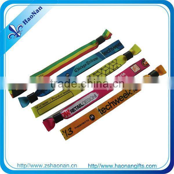 polyester material hand wristbands with ego design for decor party items from china