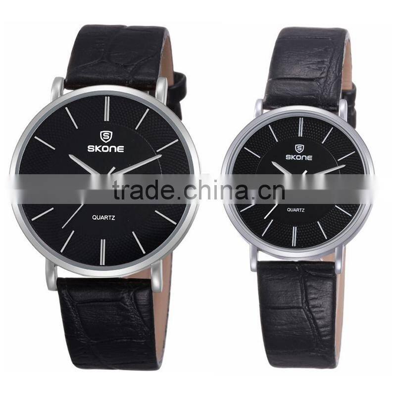 skone brand wrist cheap wholesale leather watches for men and women