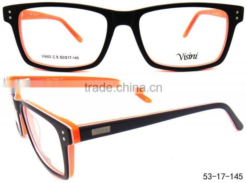 Nice design acetate eyewear optical frame can be buy on stock retail order Acetate optical frames