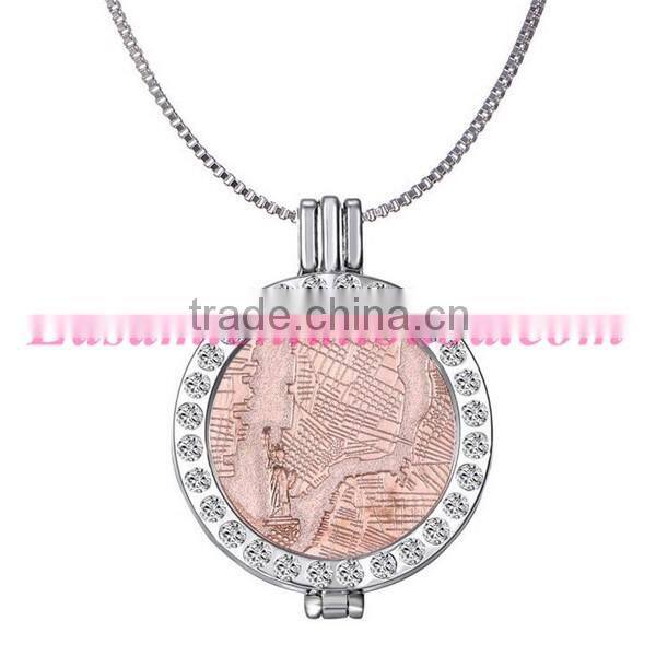 European style locket necklace/gold necklace