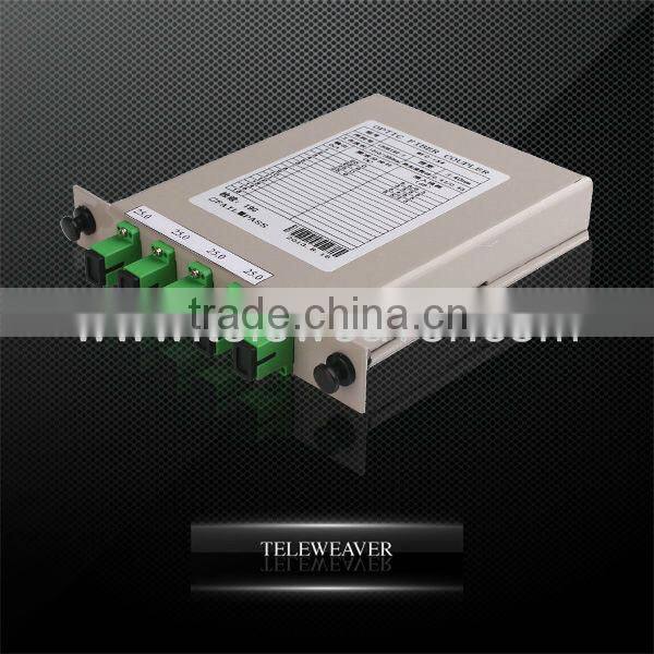 1x4, 1 8 fiber optic splitter Single-mode 19 inches Rack Pluggable Fused Fiber Optic Splitter