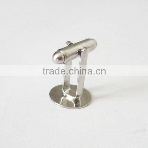 Shenzhen make shiny nickle cufflink | cufflinks cheap price wholesale