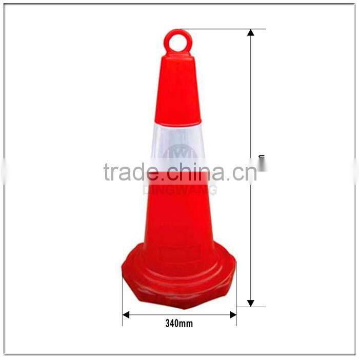 sand filled PE road cone