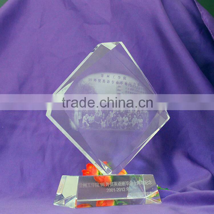 3d crystal bling photo frames photo crystal cube