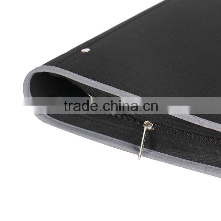 Hot Selling Custom 3 Ring Zipper Binder ,A5 3 Ring Binder