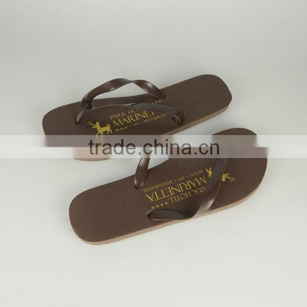 Men's simple slippers of PVC material