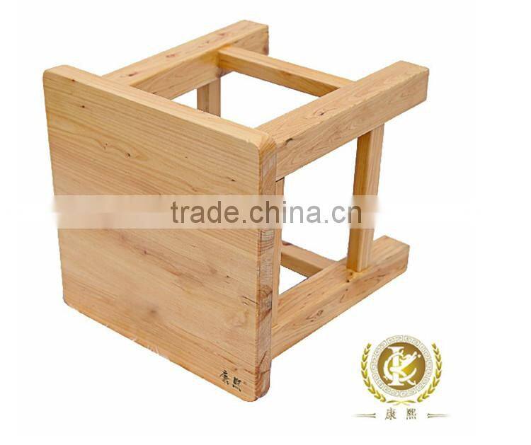 Chinese handmade solid portable wooden fishing stool/bar stool parts