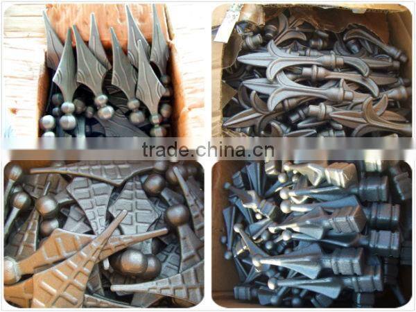 ornamental spear point for gate fencing decorating