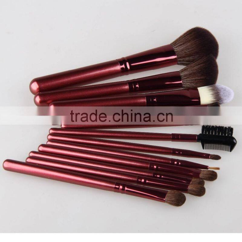 Professional human hair cosmetic makeup brush with private label