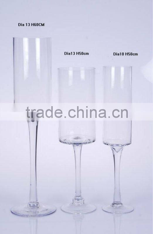 clear glass vase/ flower glass vase
