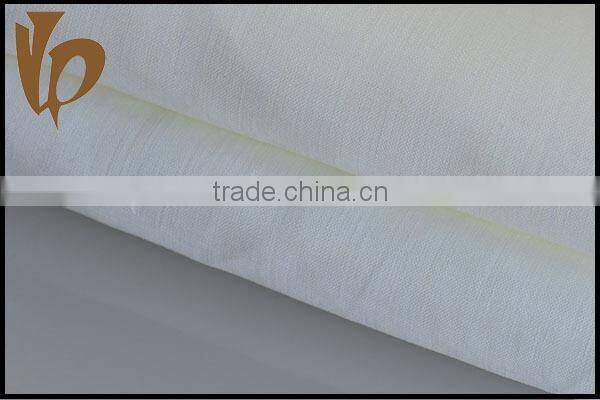 whiten light weight linen fabric for coat wholesale