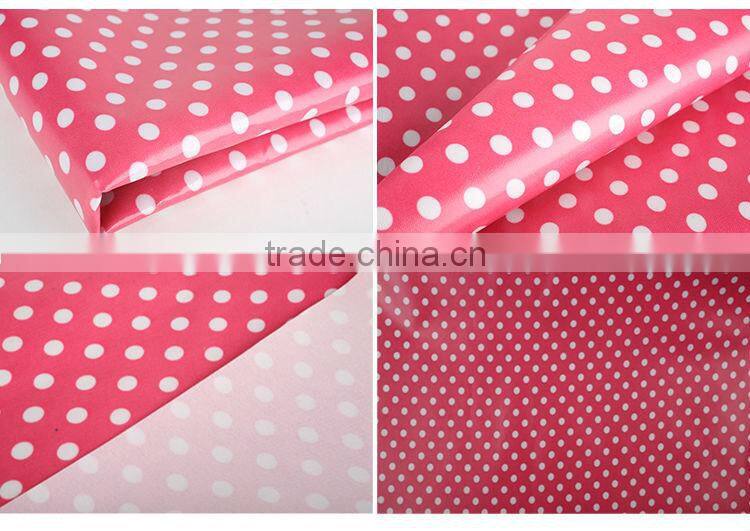 Wholesale fabric distributor strong tensile pvc back polyester soft fabric transparent