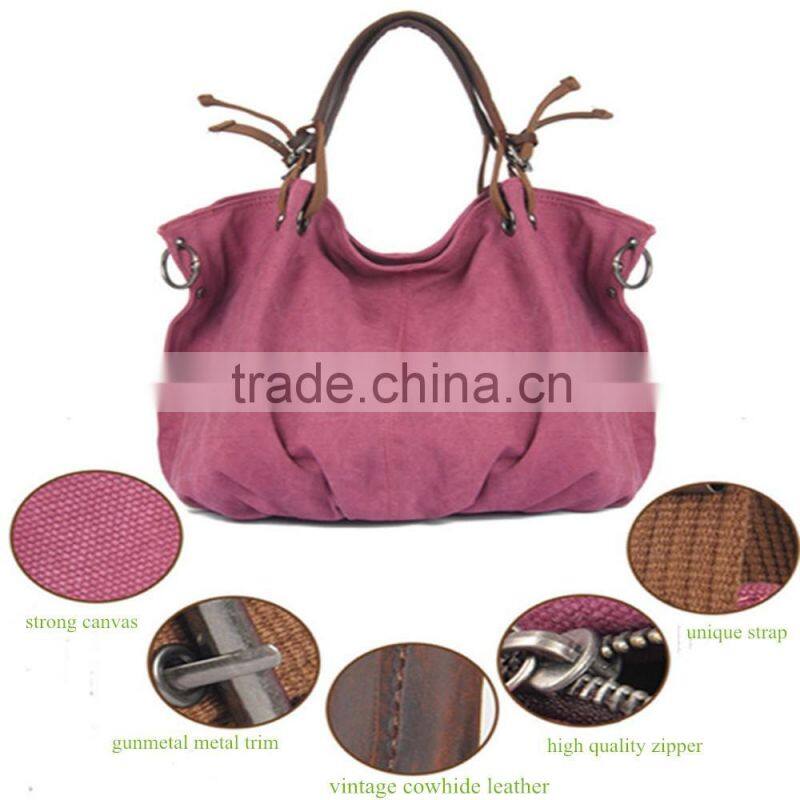 Searrco Bag RS22101 Super hot vintage canvas promotional backpack promotional backpack manufacturer