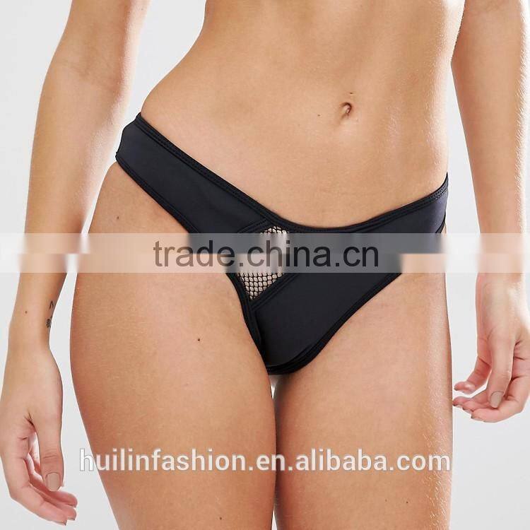 china wholesale swim wear bikini gold supplier custom fashion one shoulder bralette hipster cut sexi open bikini