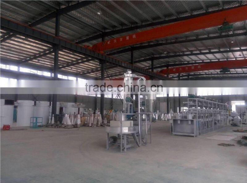 cleaning buckwheat plant