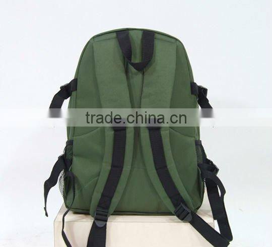 Teenage School bags 600D Simple School Backpack /Army green Color school bags for Teenagers