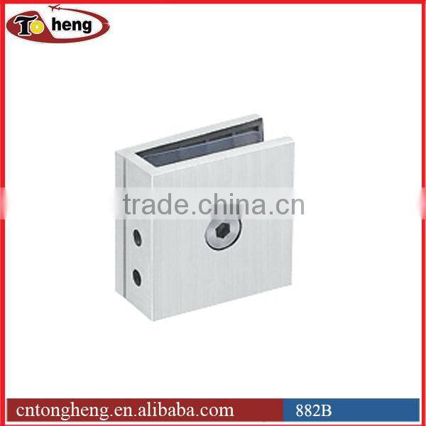 881D Glass handrail Stair balustrade stainless steel Wall mounted glass connector support clamp