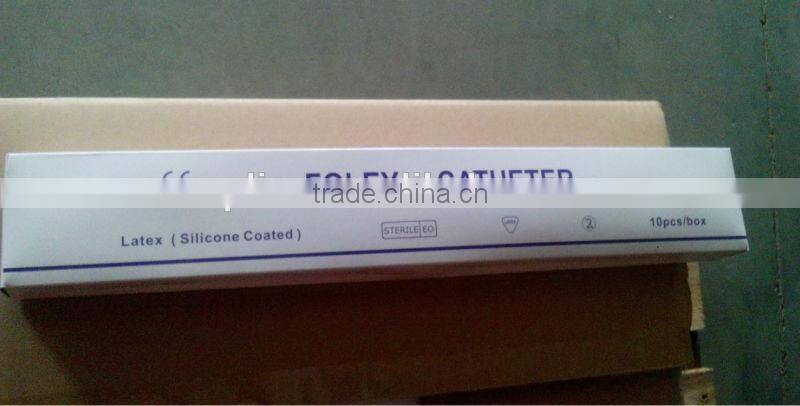 3-way Latex Foley Catheter standard 100% Silicone coated