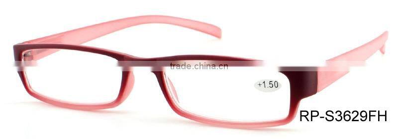 RP-S3629 Hot fashion design gradient jelly eyewear frame custom cheap reading glasses