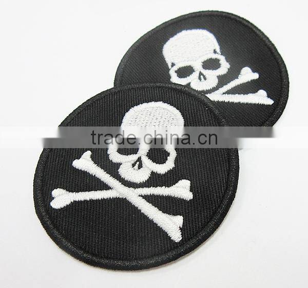 Made in China Brand Logo Clothing Fabric Stick-on Custom Emboridered Patches