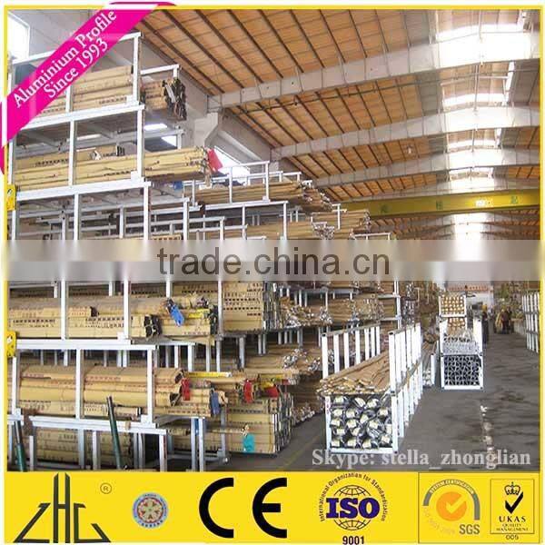 Wow!! Square tube aluminum profile rails/Aluminium Profile with Sand Blasting Treatment/wood grain aluminium profile for ceiling