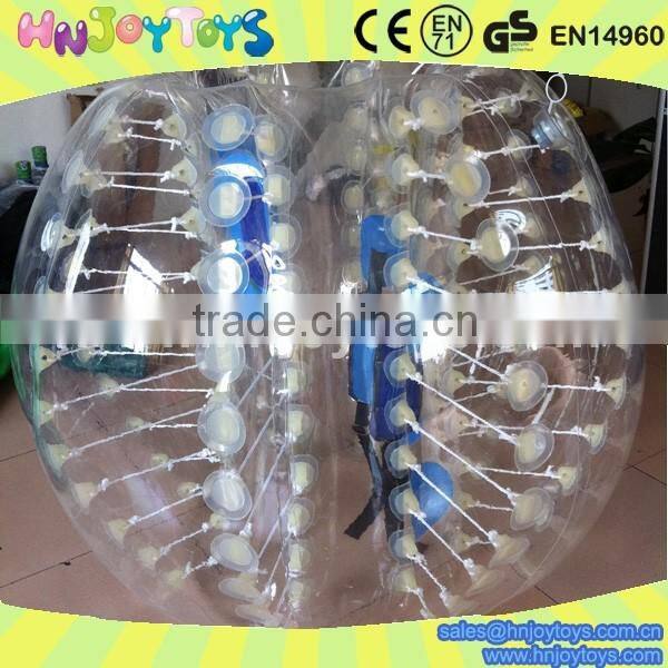 China wholesale TPU human inflatable ball / inflatable belly bump ball / inflatable knock ball