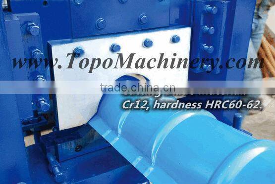 Glazed Metal Roof Ridge Cap Producing Machine