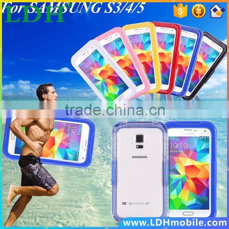 Waterproof Swim Surfing Case For Samsung Galaxy S3 / S4 / S5 i9300 i9500 i9600 Clear Cover Accessories Diving Capa